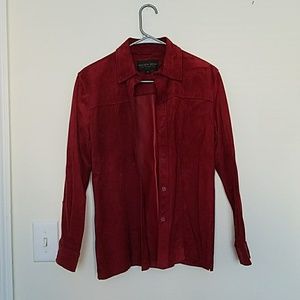 Golden Bear Red Leather Jacket XS